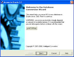 Access-to-Oracle 4.1 software screenshot