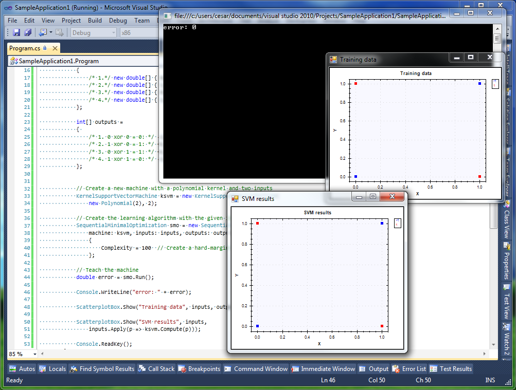 Accord.NET Framework 2.8.1 software screenshot