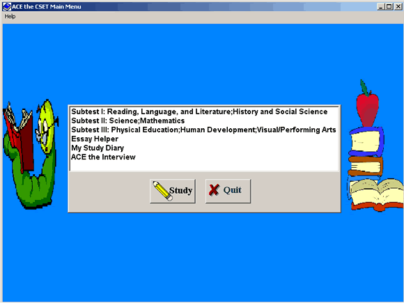 Ace the CSET Multiple Subjects 5 software screenshot