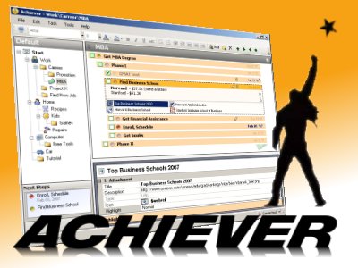 Achiever 1.0 software screenshot