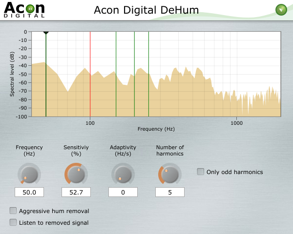 Acon Digital Restoration Suite 1.1.0 software screenshot