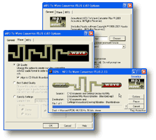 Acoustica MP3 To Wave Converter Plus 2.5b24 software screenshot