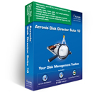 Acronis Disk Director Suite Upgrade 10.0 software screenshot