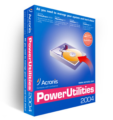 Acronis Power Utilities 2004 software screenshot
