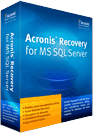 Acronis Recovery for MS SQL Server SBS Edition software screenshot