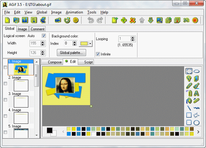 Active GIF Creator 3.1 software screenshot