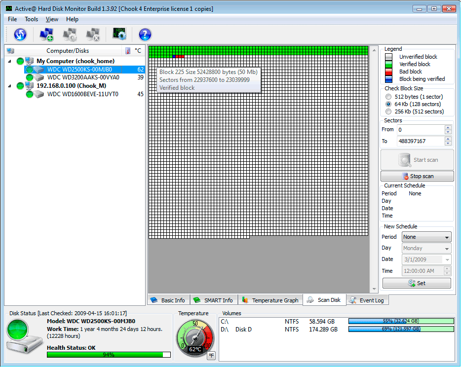 Active@ Hard Disk Monitor 4.0.10 software screenshot
