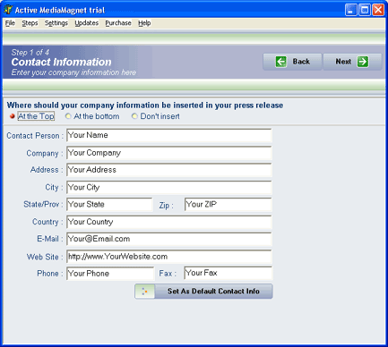 Active MediaMagnet 5.8.0 software screenshot
