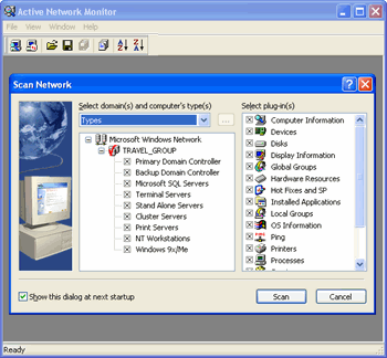 Active Network Monitor 2.01 software screenshot