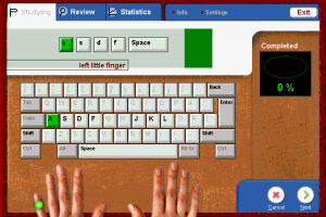 Active Typing Tutor 4.70 software screenshot