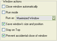 Actual Window Guard 8.10.2 software screenshot