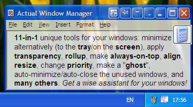 Actual Window Manager 8.10.2 software screenshot