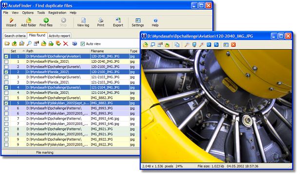 AcuteFinder 3.0 software screenshot