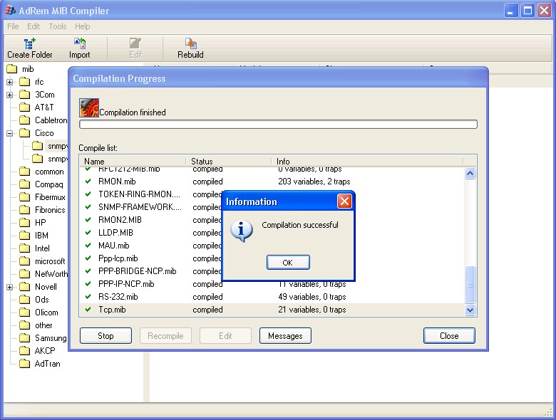 AdRem SNMP Manager 1.0 software screenshot
