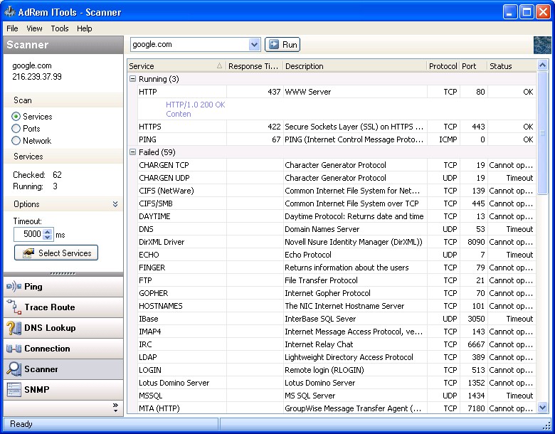 AdRem iTools 2007 software screenshot