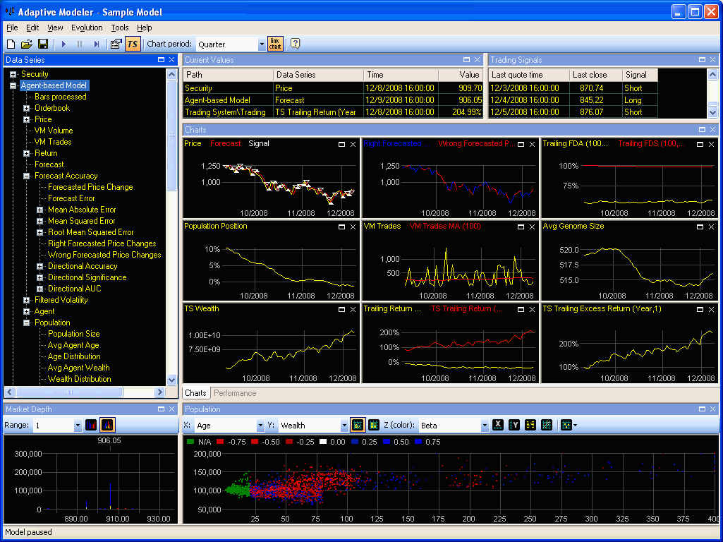 Adaptive Modeler 1.2.8 software screenshot