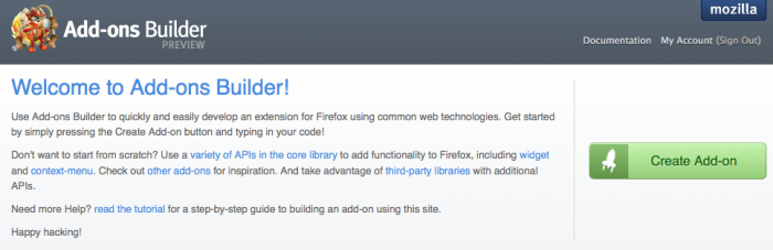Add-on Builder Helper 1.7 software screenshot