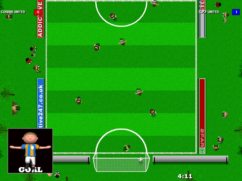 Addictive Football 1.8 software screenshot