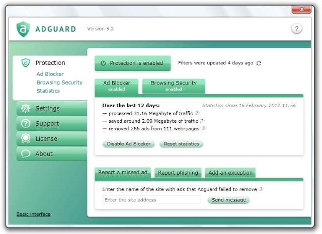 Adguard Web Filter 6.1.331.1732 software screenshot