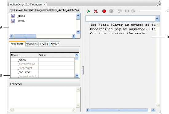 Adobe Flash Player Debugger 26.0.0.126 software screenshot