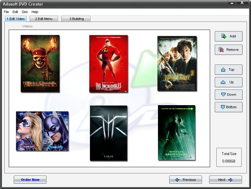 Adusoft DVD Creator 6.53 software screenshot