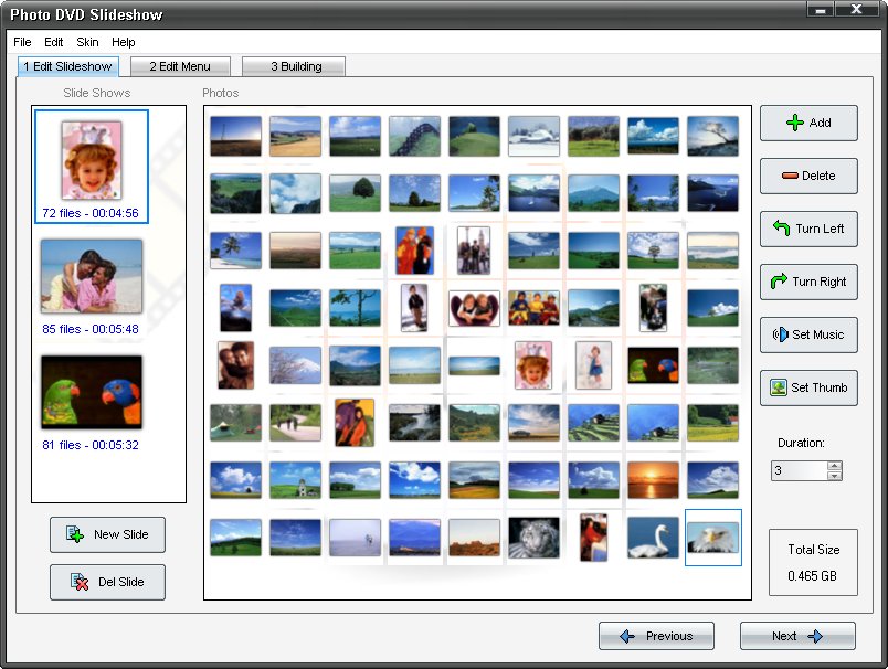 Adusoft Photo DVD Slideshow 6.63 software screenshot
