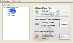 Advanced COM Port Redirector 4.0 software screenshot