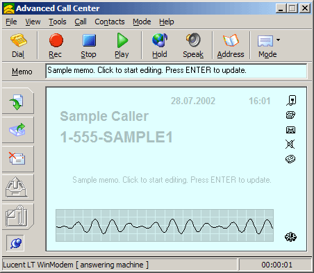Advanced Call Center 7.0.0.799 software screenshot
