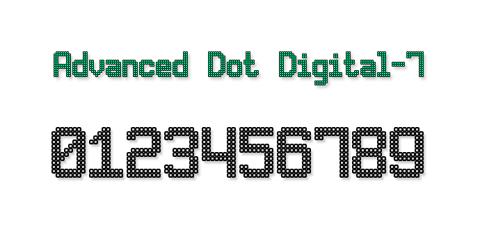Advanced Dot Digital-7 1.01 software screenshot