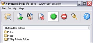 Advanced Hide Folders 4.6 software screenshot