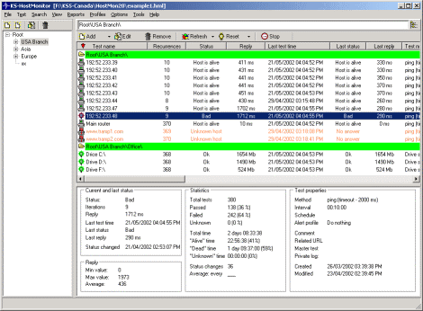 Advanced Host Monitor 10.64 software screenshot