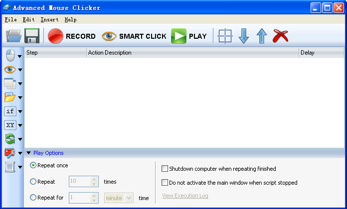 Advanced Mouse Clicker 4.1.4.6 software screenshot