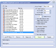 Advanced PowerPoint to Flash Converter 3.0 software screenshot