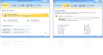 Advanced Registry Optimizer 5.1 software screenshot