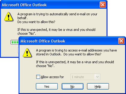 Advanced Security for Outlook 2.10 software screenshot