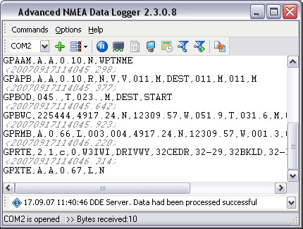 Advanced Serial Data Logger 4.2.2.325 software screenshot