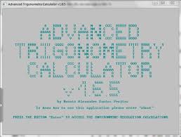 Advanced Trigonometry Calculator Portable 1.9.0 software screenshot