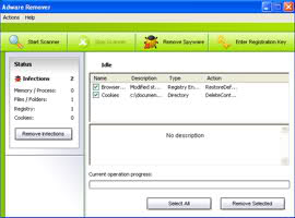 Adware Remover Cleaner 2.0.2 software screenshot