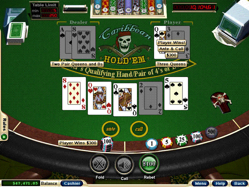 Ahau Casino Poker 9.1.3 software screenshot