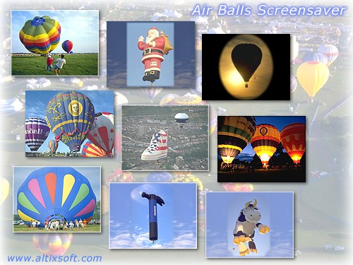 Air Balls Screensaver 1.0 software screenshot