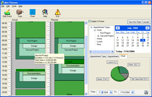 Akti Planner 2.17 software screenshot