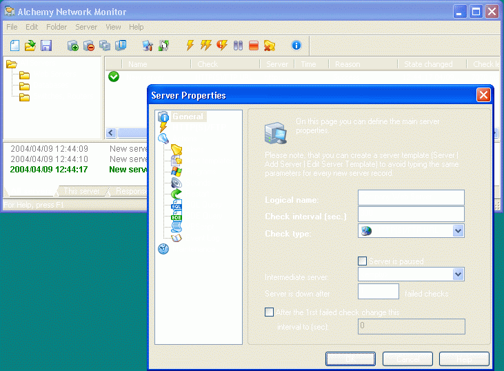 Alchemy Network Monitor 11.2.3 software screenshot