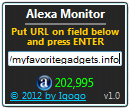 Alexa Monitor 1.2 software screenshot