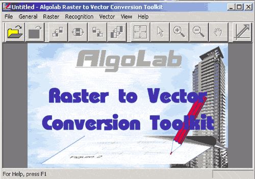 Algolab Raster to Vector Conversion Toolkit 2.97.7 software screenshot