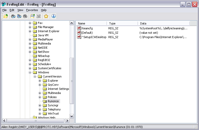 Alien Registry Viewer 3.6.660 software screenshot
