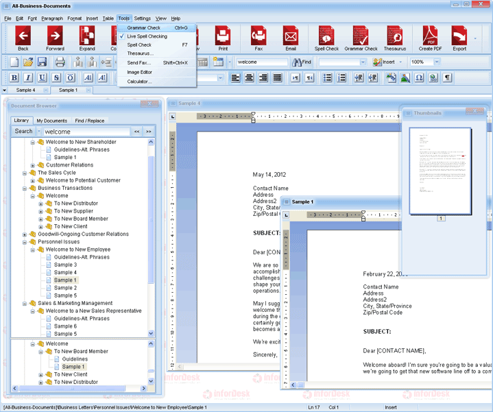 All-Business-Documents 6.3.0.18 software screenshot