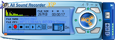 All Sound Recorder XP 2.26 software screenshot