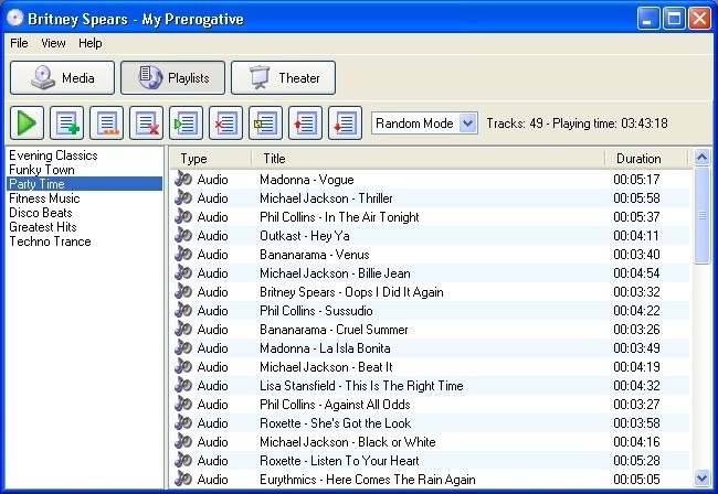 All-in-One Media Player 2.1 software screenshot