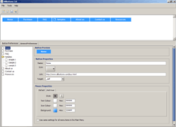 Allbuttons CSS Menu builder 3.3 software screenshot