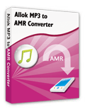 Allok MP3 to AMR Converter for tomp4.com 5.0 software screenshot